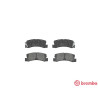 Jogo de 4 pastilhas de freio BREMBO P 83 015