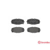 Jogo de 4 pastilhas de freio BREMBO P 83 020