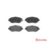 Jogo de 4 pastilhas de freio BREMBO P 83 037