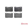 Jogo de 4 pastilhas de freio BREMBO P 83 039