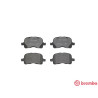 Jogo de 4 pastilhas de freio BREMBO P 83 044
