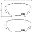 Jogo de 4 pastilhas de freio BREMBO P 83 055