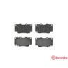 Jogo de 4 pastilhas de freio BREMBO P 83 069