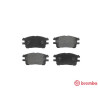Jogo de 4 pastilhas de freio BREMBO P 83 070
