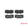 Jogo de 4 pastilhas de freio BREMBO P 83 140