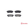 Jogo de 4 pastilhas de freio BREMBO P 83 152