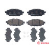 Jogo de 4 pastilhas de freio BREMBO P 83 167