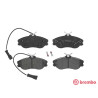 Jogo de 4 pastilhas de freio BREMBO P 85 018