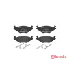 Jogo de 4 pastilhas de freio BREMBO P 85 019