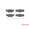 Jogo de 4 pastilhas de freio BREMBO P 85 024