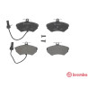 Jogo de 4 pastilhas de freio BREMBO P 85 044