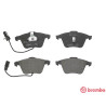 Jogo de 4 pastilhas de freio BREMBO P 85 056