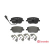 Jogo de 4 pastilhas de freio BREMBO P 85 077