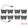 Jogo de 8 pastilhas de freio BREMBO P 85 078