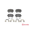 Jogo de 4 pastilhas de freio BREMBO P 85 095