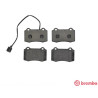 Jogo de 4 pastilhas de freio BREMBO P 85 104
