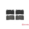 Jogo de 4 pastilhas de freio BREMBO P 85 122