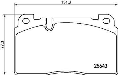 Jogo de 4 pastilhas de freio BREMBO P 85 133