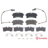 Jogo de 4 pastilhas de freio BREMBO P 85 151