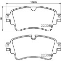 Jogo de 4 pastilhas de freio BREMBO P 85 154