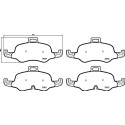 Jogo de 4 pastilhas de freio BREMBO P 85 160