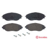 Jogo de 4 pastilhas de freio BREMBO P 85 166