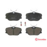 Jogo de 4 pastilhas de freio BREMBO P 86 011
