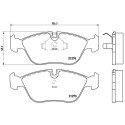 Jogo de 4 pastilhas de freio BREMBO P 86 013