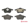 Jogo de 4 pastilhas de travao com lado de instalacao direccional Brake Pads