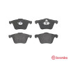 Jogo de 4 pastilhas de freio BREMBO P 86 018
