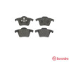 Jogo de 4 pastilhas de freio BREMBO P 86 019