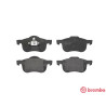 Jogo de 4 pastilhas de freio BREMBO P 86 020