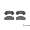 Jogo de 4 pastilhas de freio BREMBO P 99 003
