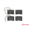 Jogo de 4 pastilhas de freio BREMBO P A6 003