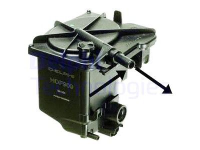 Filtro de combustível DELPHI HDF909