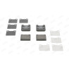 Jogo de 4 pastilhas de travão