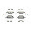 Jogo de 4 pastilhas de travão