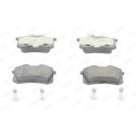 Jogo de 4 pastilhas de travão