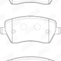 Jogo de 4 pastilhas de travão