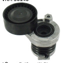 Rolo tensor, correia trapezoidal estriada