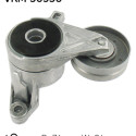 Rolo tensor, correia trapezoidal estriada
