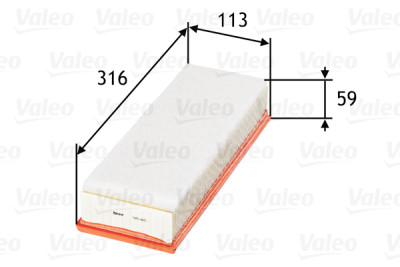 Filtro de ar VALEO 585015