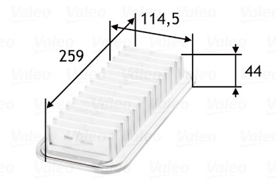 Filtro de ar VALEO 585059