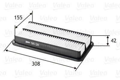 Filtro de ar VALEO 585128