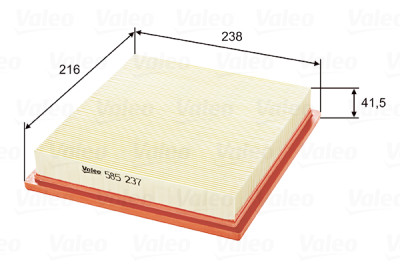 Filtro de ar VALEO 585237