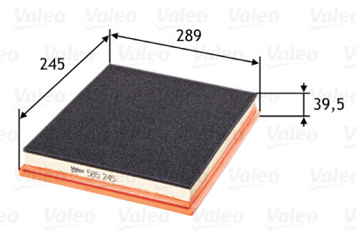 Filtro de ar VALEO 585-245