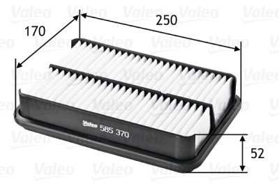 Filtro de ar VALEO 585370