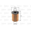 Filtro de óleo VALEO 586500