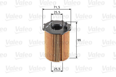 Filtro de óleo VALEO 586500