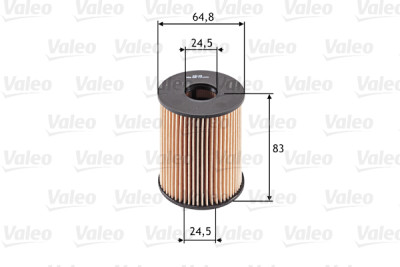 Filtro de óleo VALEO 586516